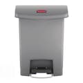Miniatyrbillede 2 af 3: Rubbermaid pedalspand Slim Jim 30 l grå