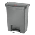 Miniatyrbillede 1 af 3: Rubbermaid pedalspand Slim Jim 30 l grå