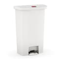 Miniatyrbillede 1 af 3: Rubbermaid pedalspand Slim Jim 50 l hvid