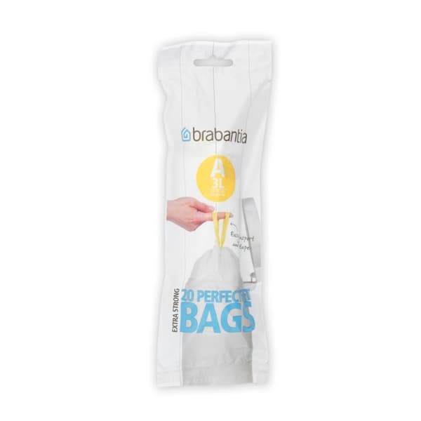 Brabantia PerfectFit Avfallspåsar A 3L 20 Styck
