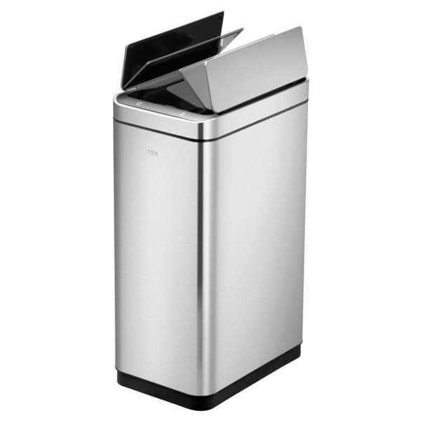 EKO DeLuxe Phantom Sensor Avfallskärl 30L Matt rostfritt stål