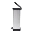 Miniatyrbillede 5 af 7: Curver Decobin Duo Pedal Bin 23L+23L Sølv Metallic