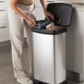 Miniatyrbillede 7 af 7: Curver Decobin Duo Pedal Bin 23L+23L Sølv Metallic