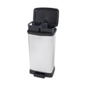Miniatyrbillede 2 af 7: Curver Decobin Duo Pedal Bin 23L+23L Sølv Metallic