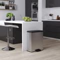 Miniatyrbild 5 av 5: Curver Decobin Pedal Bin 65L Silver Metallic