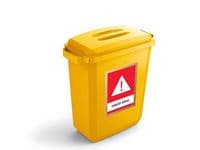 Avfallshantering DURABIN 60L gul
