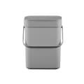 Miniatyrbild 3 av 8: EKO Puro II Foodwaste Caddy Afvalemmer 5L Grijs