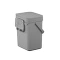 Miniatyrbild 4 av 8: EKO Puro II Foodwaste Caddy Afvalemmer 5L Grijs