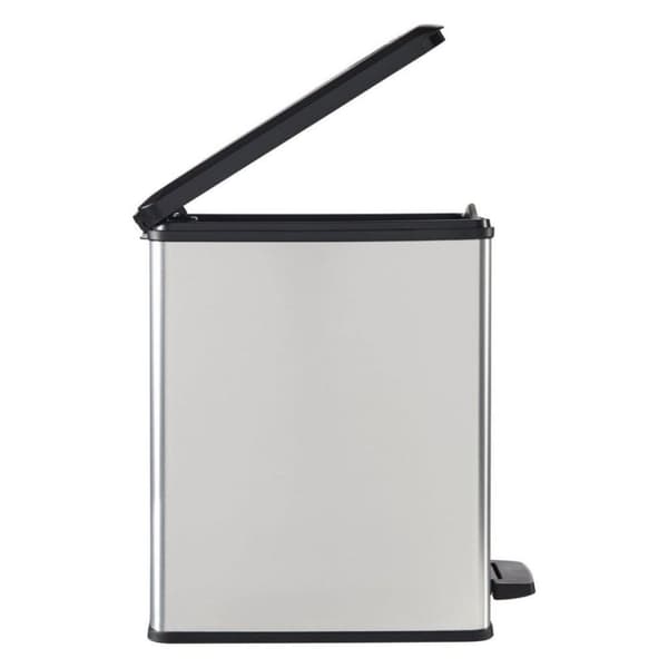 Curver Decobin Slim Pedal Chamber 25L Metallic/Zwart