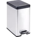 Miniatyrbild 1 av 4: Curver Decobin Slim Pedal Chamber 25L Metallic/Zwart