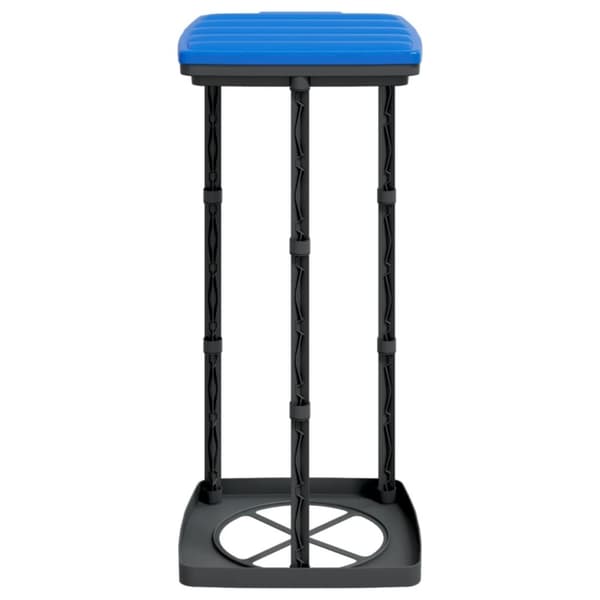 vidaXL affaldsposeholdere 2 stk. 60 l PP sort og blå