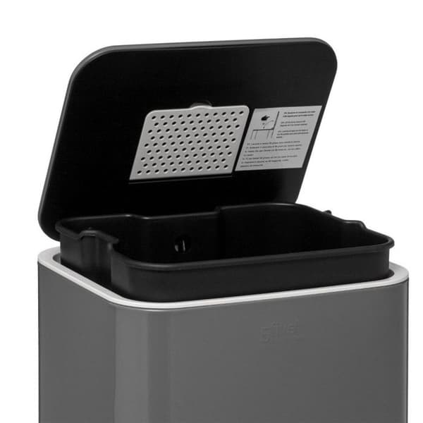 "Sapphire" metallbehållare 30 liter Atmosphéra – Antracitgrå