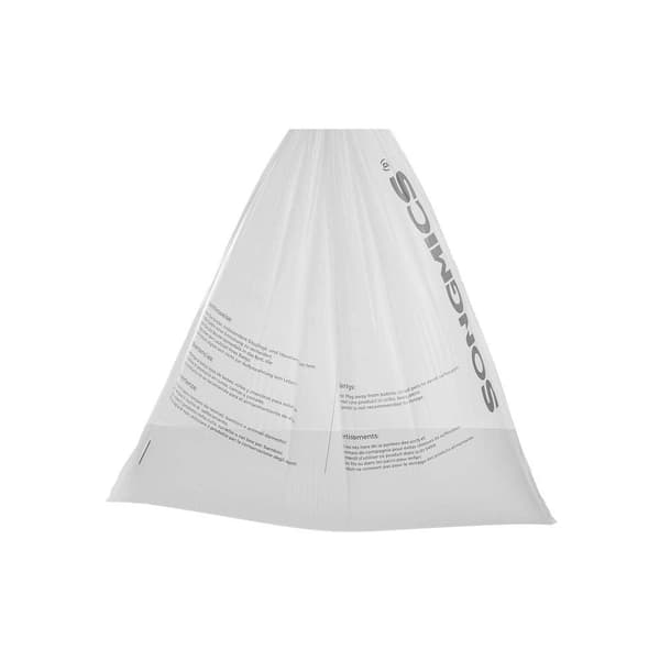 Rootz Bin Liners - Roll Of Garbage Bags - Bin Liners Med Dragsko - Sopsäck - Papperspåse - Dragsko Garbage Liners - Starka Dragsnören Binders - Vita -