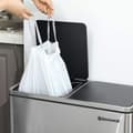 Miniatyrbild 5 av 7: Rootz Bin Liners - Roll Of Garbage Bags - Bin Liners Med Dragsko - Sopsäck - Papperspåse - Dragsko Garbage Liners - Starka Dragsnören Binders - Vita -