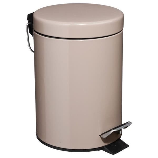Atmosphéra 3 liters pedalbehållare i metall - Taupe