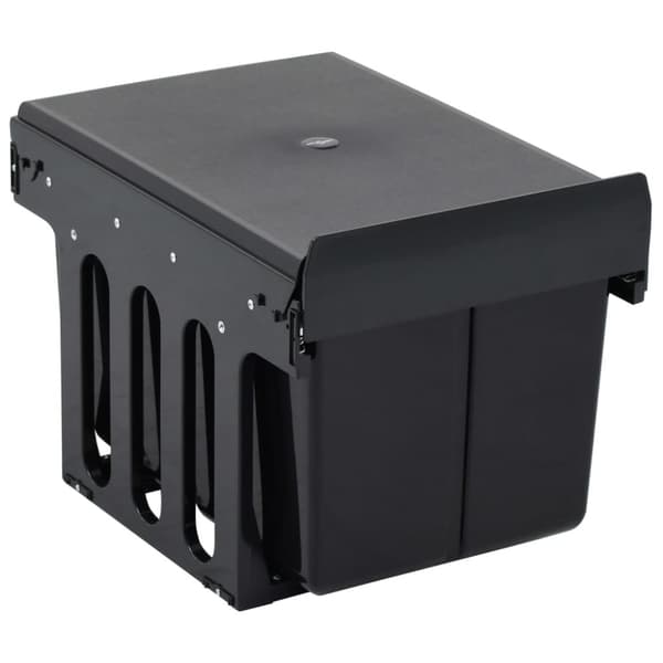 vidaXL Utdragbar sophink mjuk stängning 36 L - Soptunnor & papperskorgar