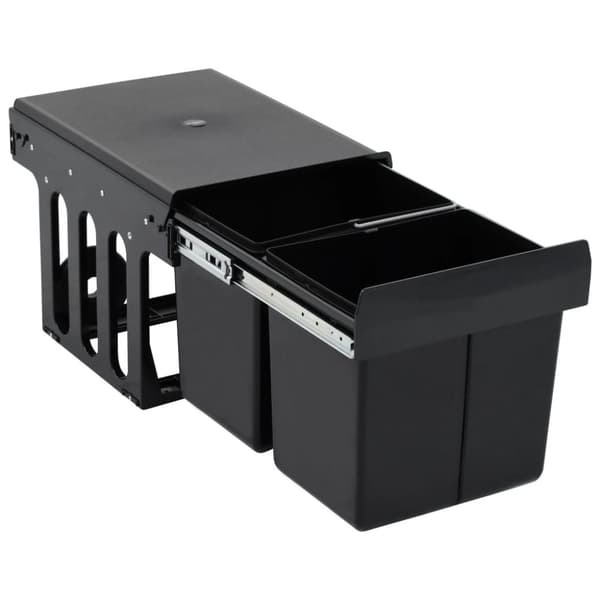 vidaXL Utdragbar sophink mjuk stängning 36 L - Soptunnor & papperskorgar