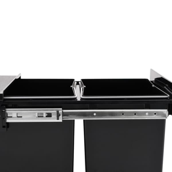 The Living Store Utdragbar sophink mjuk stängning 20 L - Soptunnor & papperskorgar