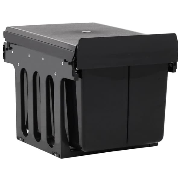 The Living Store Utdragbar sophink mjuk stängning 48 L -  Soptunnor & papperskorgar