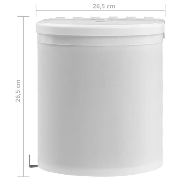 Soptunnor & papperskorgar - Living Inbyggd sophink plast 8 L