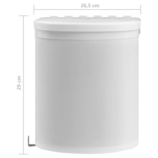 Affaldsspande & papirkurve - Living indbygget skraldespand til køkkenet 12 l plastik