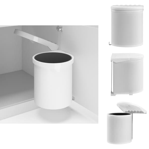 Soptunnor & papperskorgar - Living Inbyggd sophink plast 12 L