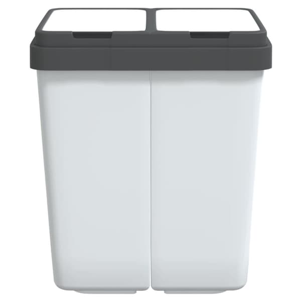 Affaldsspande & papirkurve - Living dobbelt affaldsspand 2x25 l hvid
