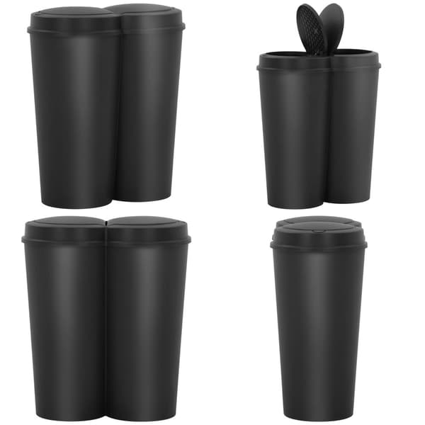 Dubbel sophink svart 50 L - Sophink - Sophinkar - Home & Living