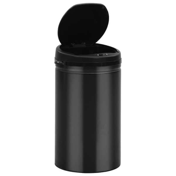 Soptunna med automatisk sensor 40 L kolstål svart - Soptunna - Soptunnor - Home & Living