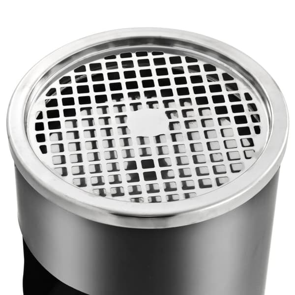 Askfat/soptunna 30 L stål grå - Soptunna - Soptunnor - Home & Living