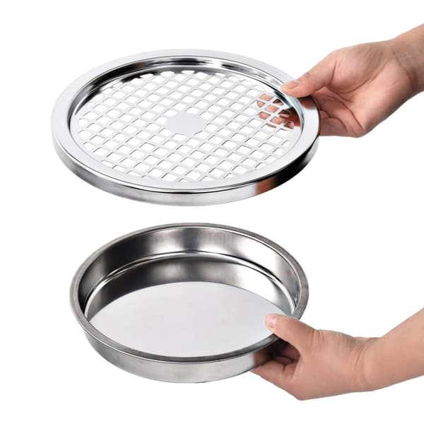 Askfat/soptunna 30 L stål grå - Soptunna - Soptunnor - Home & Living