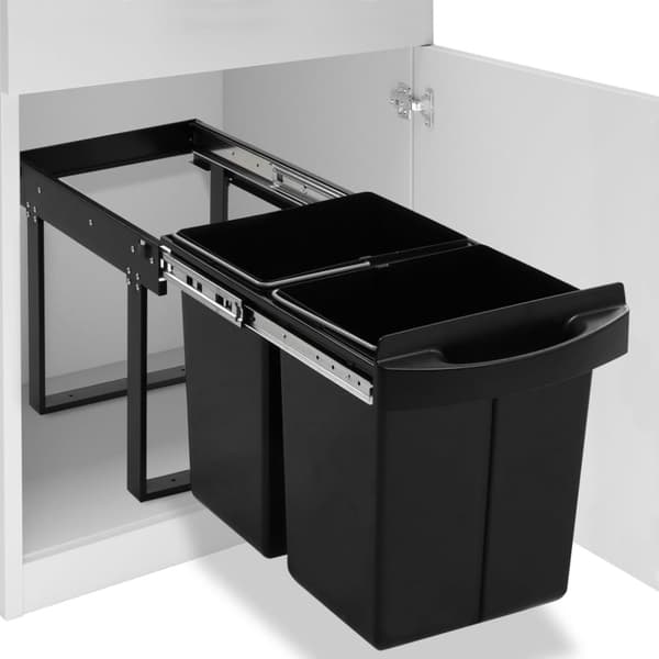 Keittiökaapin ulosvedettävä roskakori Soft-Close 48 l - Ulosvedettävä Roskakori - Ulosvedettävät Roskakorit - Home & Living