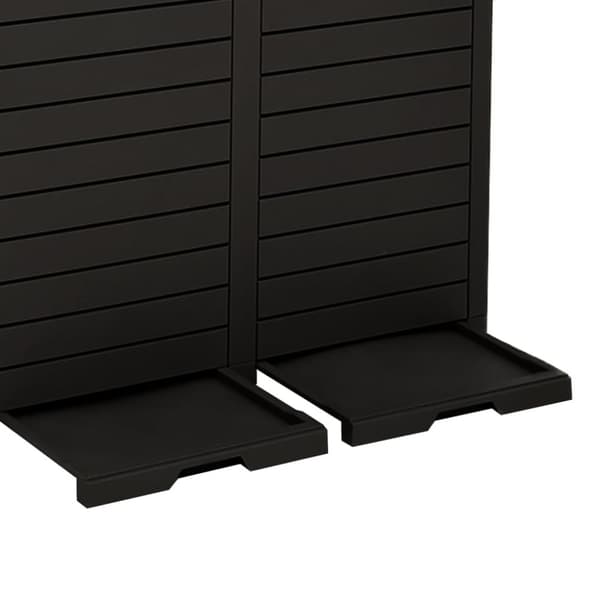 Udendørs skraldespand 78x41x86 cm polypropylen sort - Udendørs Skraldespand - Udendørs Skraldespande - Home & Living