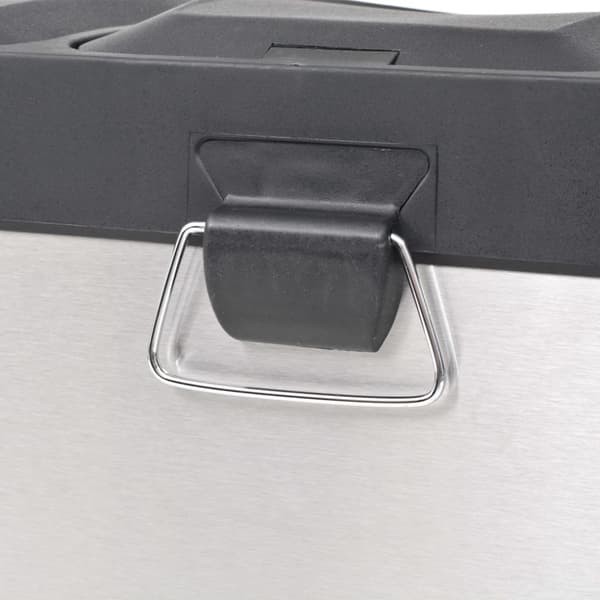 Affaldsspand til genbrug med pedal rustfrit stål 54 l - Affaldbeholder - Affaldsbeholdere - Home & Living