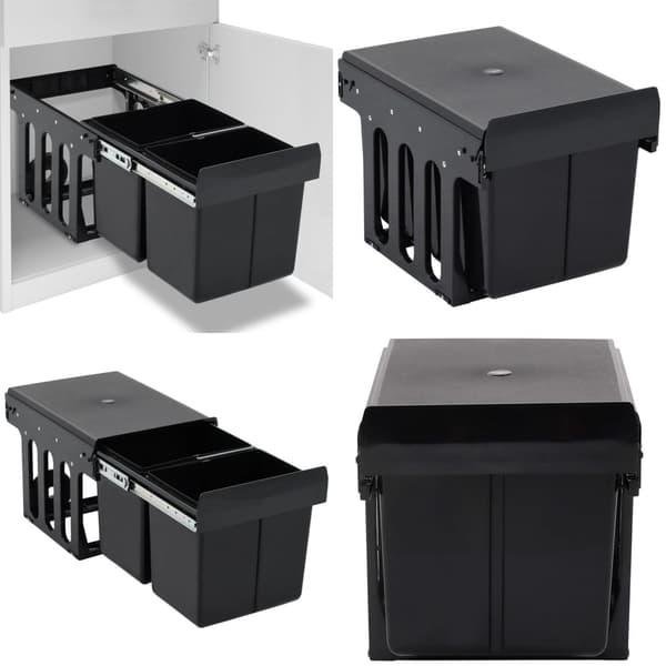 Utdragbar sophink mjuk stängning 36 L - Inbyggd Sophink - Inbyggda Sophinkar - Home & Living