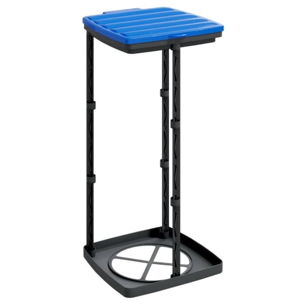 Affaldsposeholdere 2 stk. 60 l PP sort og blå - Skraldeposeholder - Skraldeposeholdere - Home & Living