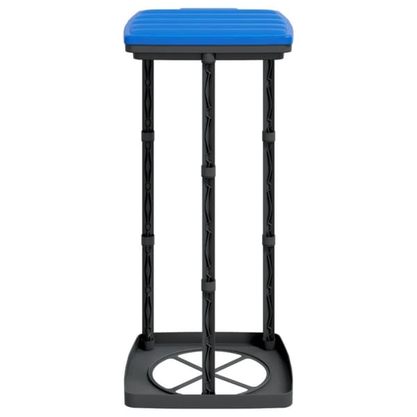 Affaldsposeholdere 2 stk. 60 l PP sort og blå - Skraldeposeholder - Skraldeposeholdere - Home & Living