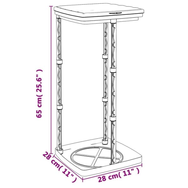 Affaldsposeholdere 2 stk. 60 l PP sort og blå - Skraldeposeholder - Skraldeposeholdere - Home & Living