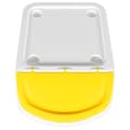 Miniatyrbild 5 av 9: Stapelbara soptunnor med lock 3 st vit PP 78 L
