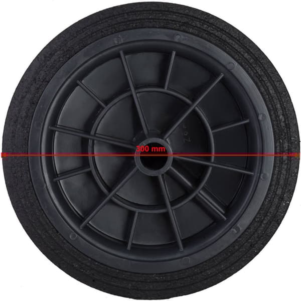 Hjulhjul til gummiaffaldsbeholderens spanddiameter. 300 mm