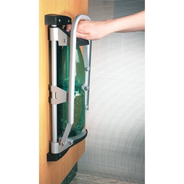 EcoPress-puristinmurskain PET-pulloille 2L asti, seinälle asennettuna