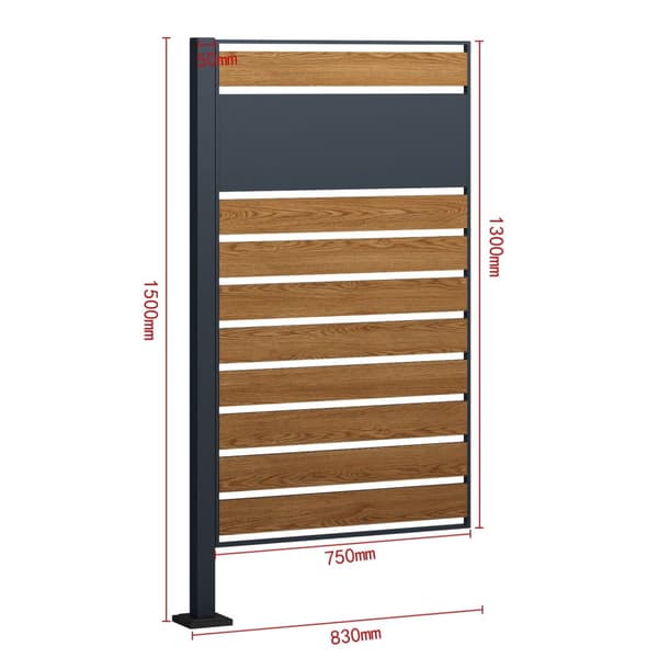 Affaldsspandsdæksel - 1 panel