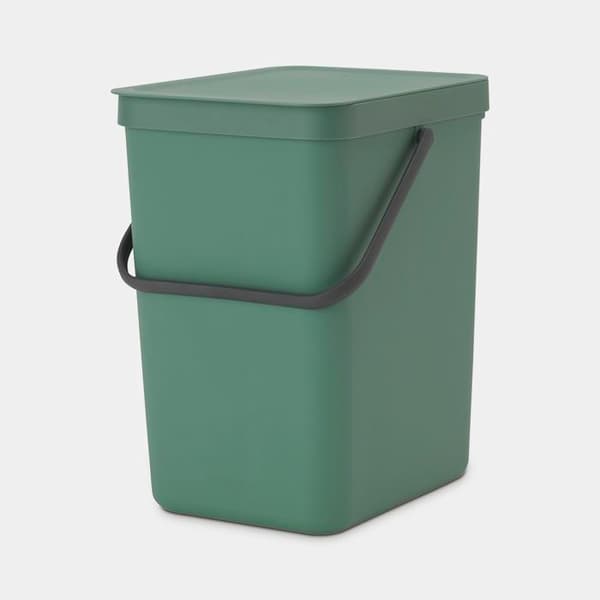 BRABANTIA Avfallskärl Sort &amp; Go 25 L - Grangrön