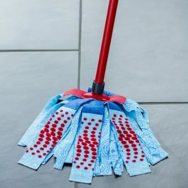 Mopp Vileda 3Action Velour XL Blå Röd