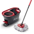 Pikkukuva 1 / 10: Mop with Bucket Vileda 167751 Musta Punainen Mikrokuitu Muovinen