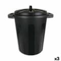 Pikkukuva 1 / 2: Roskakori Dem 70 L Musta 56 x 45 x 60 cm (3 osaa)