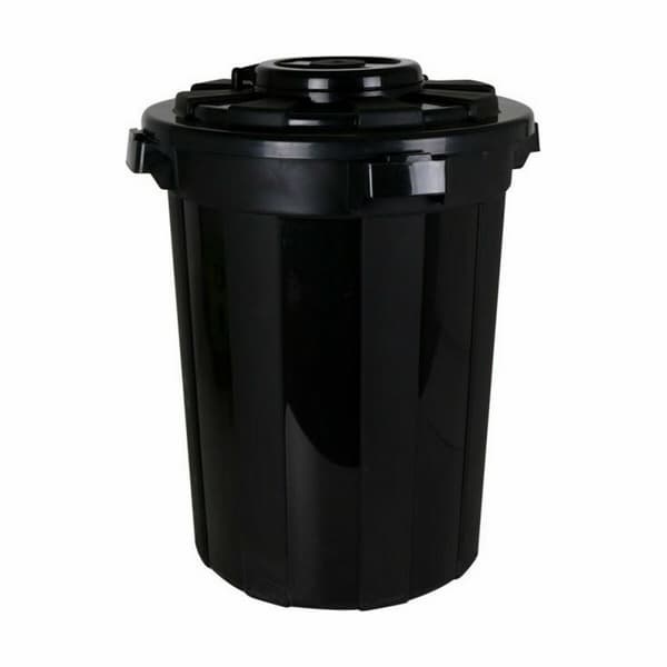 Roskakori Dem Hop Musta 70 L (3 osaa)