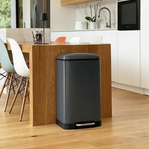 Soptunna Kitchen Move Grå Rostfritt stål