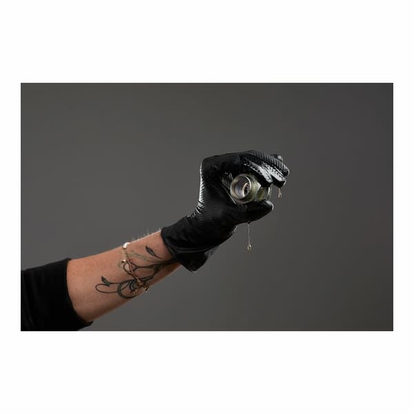 Nitriilikäsineet JUBA Agility Grip Musta Puuteriton 50 osaa - 11