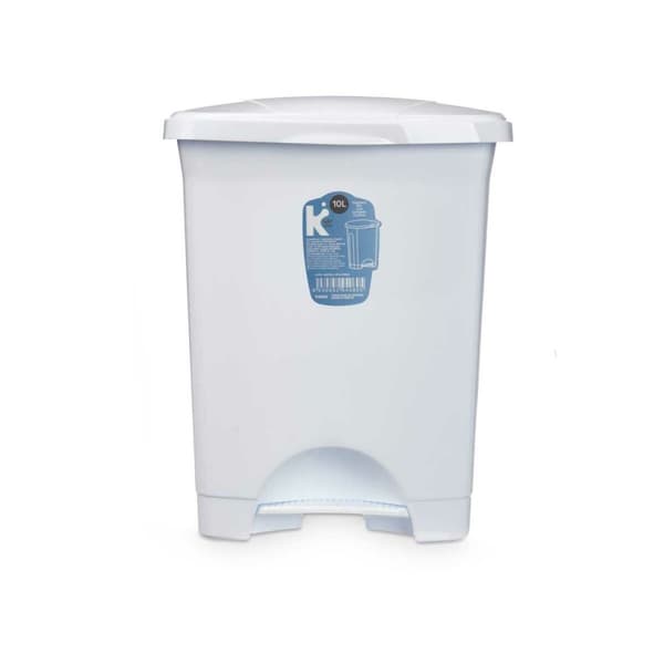Pedalhink Vit Plast 10 L (8 antal)